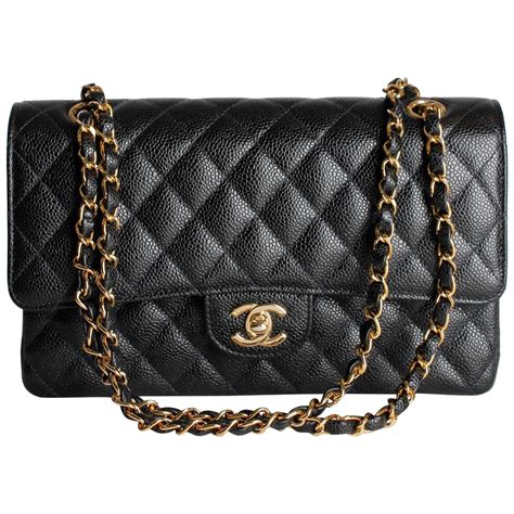 chanel medium flap bag chain length|chanel double flap medium price.